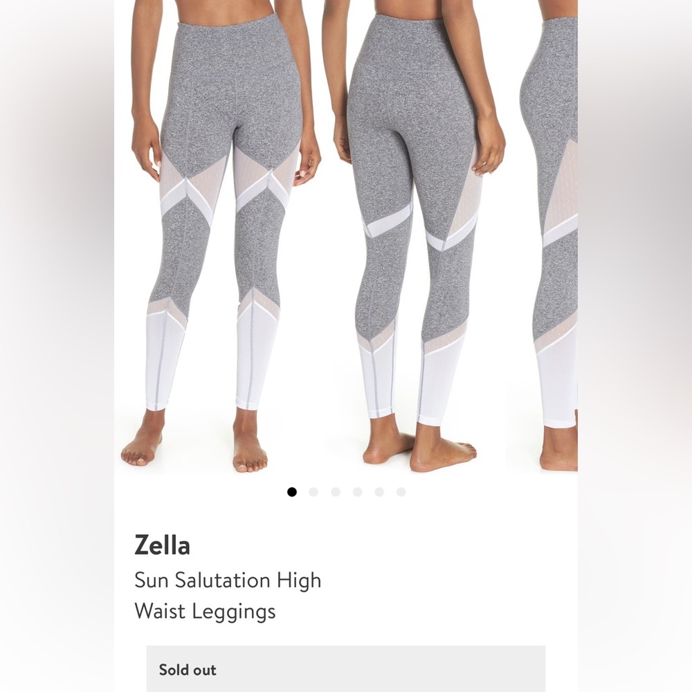 Zella Sun Salutation High Waist Leggings size Small
